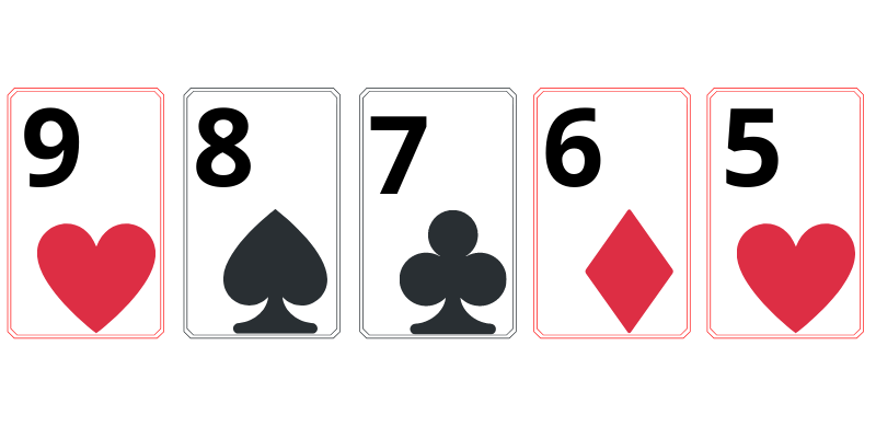 Straight - poker card combinations